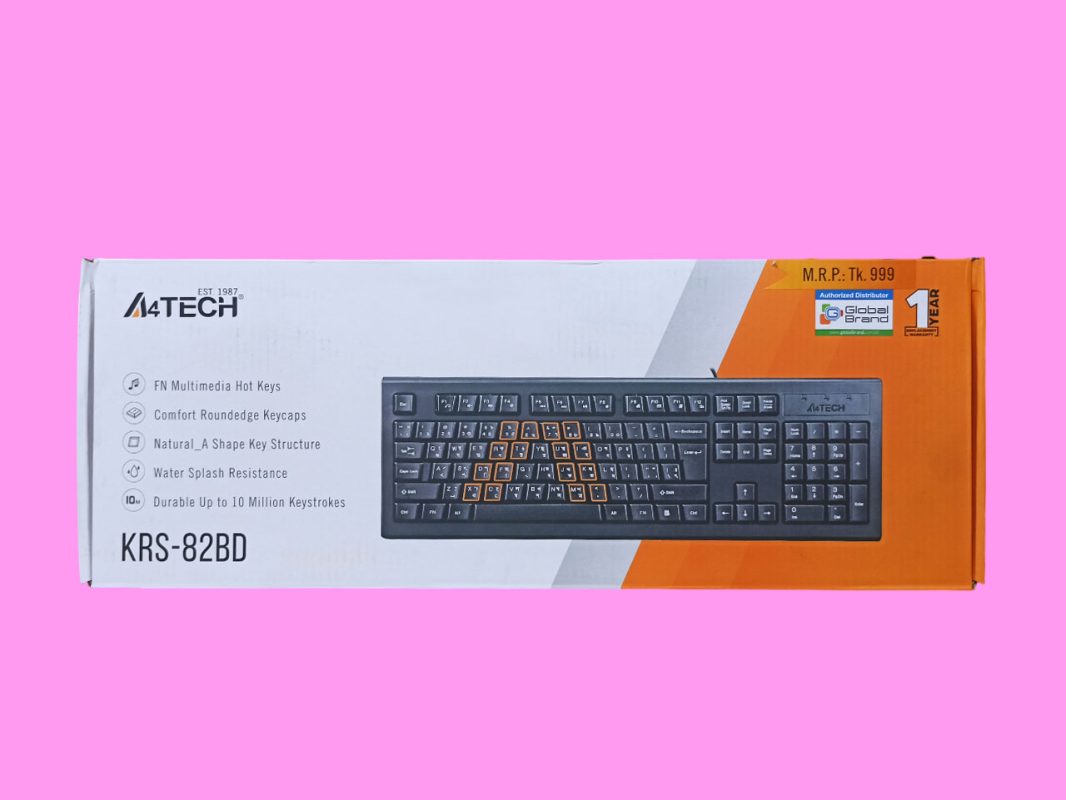 A4TECH KRS-82BD Keyboard Price in Bangladesh