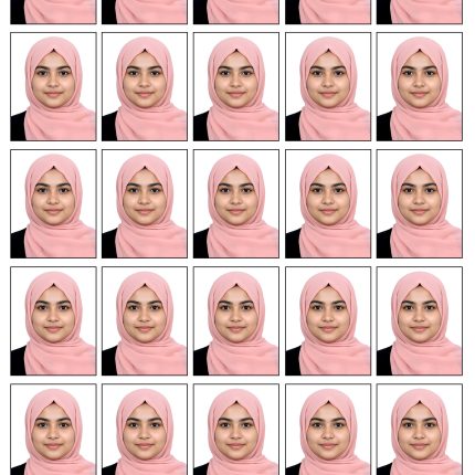 Passport + Stamp Size Photo Print