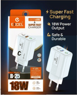 Excel 18W Super Vooc charger Price in Bangladesh